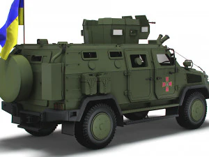 Kozak 2M1 NSVT MachineGun 2022 3D Model