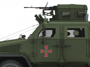 Kozak 2M1 NSVT MachineGun 2022 Model 3D