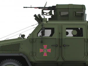 Kozak 2M1 NSVT MachineGun 2022 3D Model