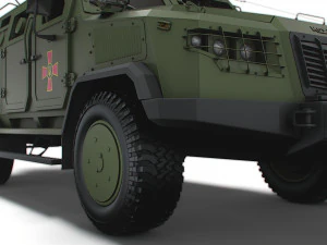 Kozak 2M1 NSVT MachineGun 2022 3D Model