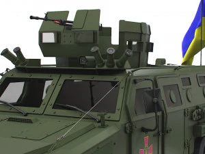 Kozak 2M1 NSVT MachineGun 2022 3D Model