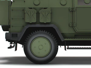 Kozak 2M1 NSVT MachineGun 2022 3D Model