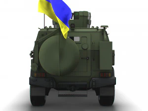 Kozak 2M1 NSVT MachineGun 2022 3D Model