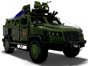 Kozak 2M1 NSVT MachineGun 2022 3D Model