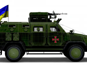 Kozak 2M1 NSVT MachineGun 2022 3D Model