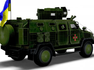 Kozak 2M1 NSVT MachineGun 2022 3D Model