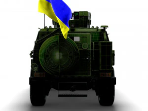 Kozak 2M1 NSVT MachineGun 2022 3D Model