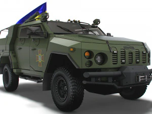 Novator ATGM Stugna P 2022 3D Model