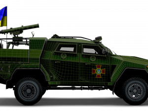 Novator ATGM Stugna P 2022 3D Model