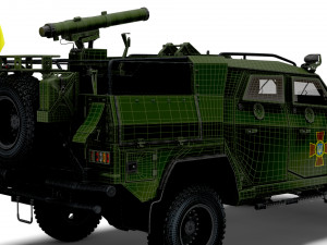 Novator ATGM Stugna P 2022 3D Model