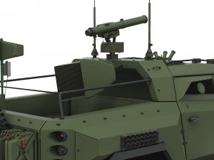 Tkhir ATGM 2022 3D Model