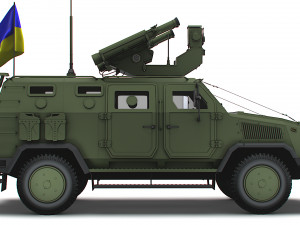 Kozak 2M1 Starstreak 2022 Model 3D