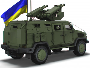 Kozak 2M1 Starstreak 2022 Model 3D
