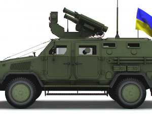 Kozak 2M1 Starstreak 2022 3D Model