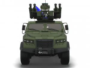 Kozak 2M1 Starstreak 2022 3D Model