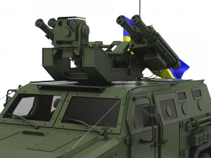 Kozak 2M1 Starstreak 2022 3D Model