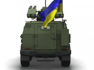 Kozak 2M1 Starstreak 2022 3D Model
