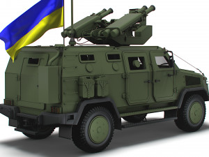 Kozak 2M1 Starstreak 2022 Model 3D