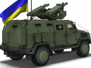 Kozak 2M1 Starstreak 2022 3D Model