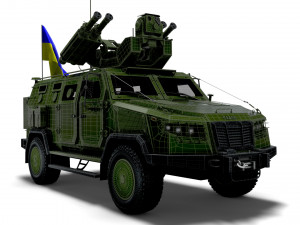 Kozak 2M1 Starstreak 2022 Model 3D