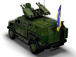 Kozak 2M1 Starstreak 2022 3D Model