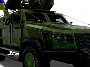 Kozak 2M1 Starstreak 2022 3D Model