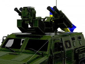 Kozak 2M1 Starstreak 2022 3D Model