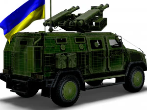 Kozak 2M1 Starstreak 2022 3D Model