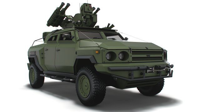 Generic MRAP Tkhir Starstreak 2022 3D Model .c4d .max .obj .3ds .fbx .stl .blend 