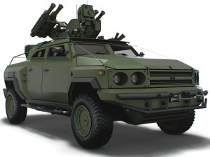 Generic MRAP Tkhir Starstreak 2022 3D Модель