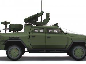 Generic MRAP Tkhir Starstreak 2022 3D Model