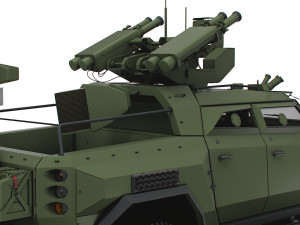 Generic MRAP Tkhir Starstreak 2022 3D Model