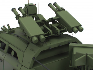Generic MRAP Tkhir Starstreak 2022 3D Model