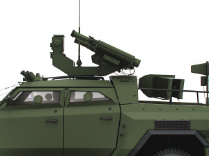 Generic MRAP Tkhir Starstreak 2022 3D Model