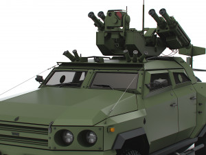 Generic MRAP Tkhir Starstreak 2022 3D Model