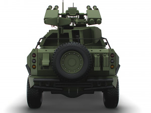 Generic MRAP Tkhir Starstreak 2022 3D Model