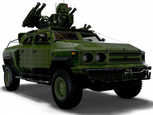 Generic MRAP Tkhir Starstreak 2022 3D Model