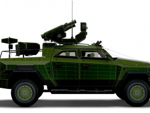 Generic MRAP Tkhir Starstreak 2022 3D Model