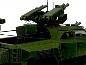 Generic MRAP Tkhir Starstreak 2022 3D Model