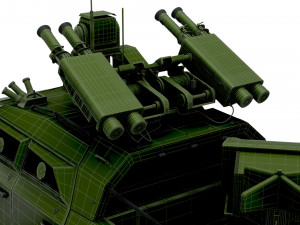 Generic MRAP Tkhir Starstreak 2022 3D Model