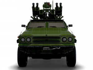 Generic MRAP Tkhir Starstreak 2022 3D Model