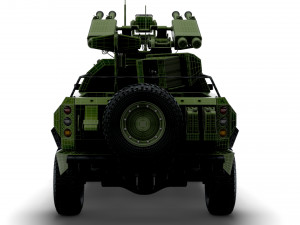 Generic MRAP Tkhir Starstreak 2022 3D Model