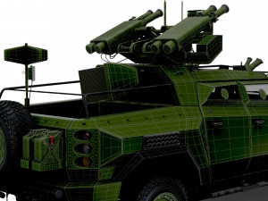 Generic MRAP Tkhir Starstreak 2022 3D Model