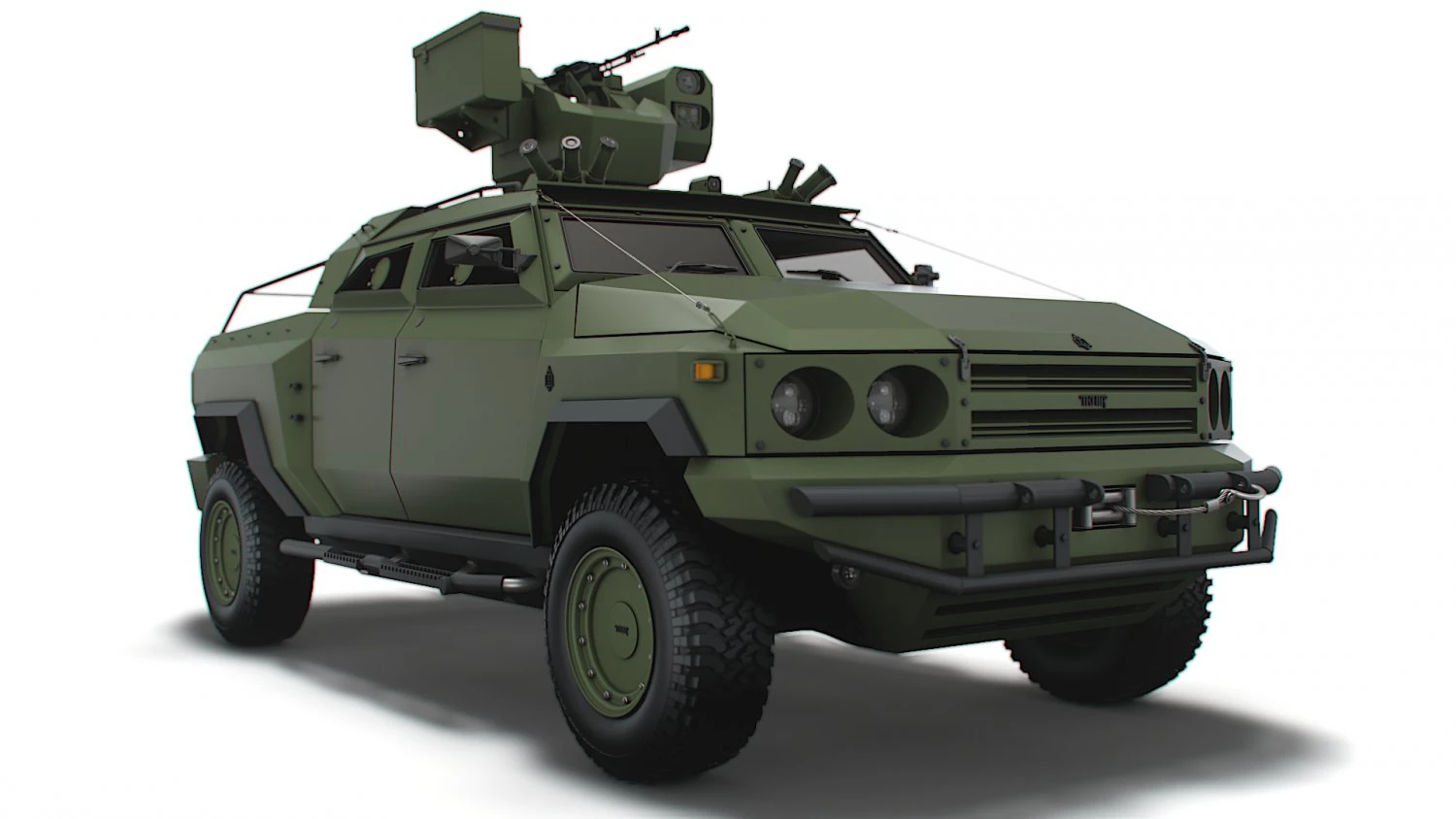 Generic MRAP Tkhir DKBM 2022 3D Model .c4d .max .obj .3ds .fbx .stl .blend 