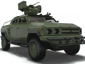 Generic MRAP Tkhir DKBM 2022 3D Модель