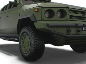 Generic MRAP Tkhir DKBM 2022 3D 模型