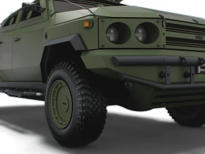 Generic MRAP Tkhir DKBM 2022 3D Model