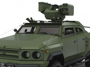 Generic MRAP Tkhir DKBM 2022 3D 模型