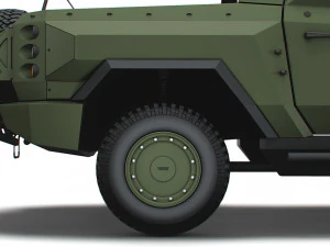 Generic MRAP Tkhir DKBM 2022 3D Model