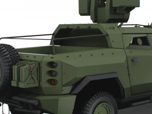 Generic MRAP Tkhir DKBM 2022 3D Model